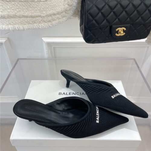 High Quality Luxury Balenciaga Pointed Toe Slippers alternate view