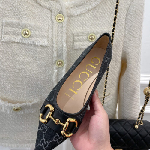 High Quality Luxury Gucci Classic Horsebit Flats product detail