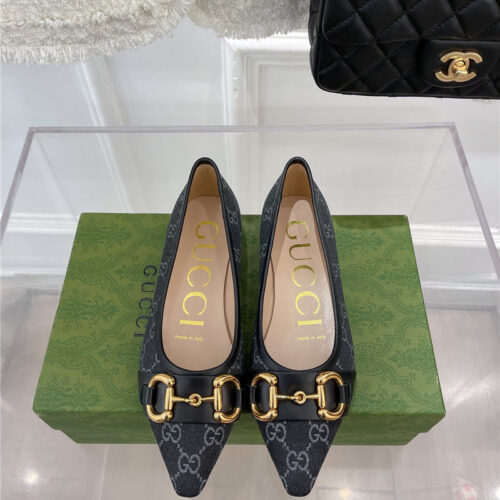 High Quality Luxury Gucci Classic Horsebit Flats product detail
