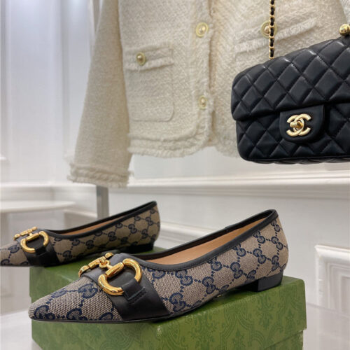 High Quality Luxury Gucci Classic Horsebit Flats – Style 85491 product detail