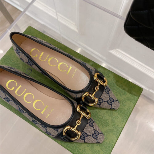 High Quality Luxury Gucci Classic Horsebit Flats – Style 85491 product detail