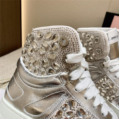 High Quality Luxury Jimmy Choo High Top Sneakers Womens product detail