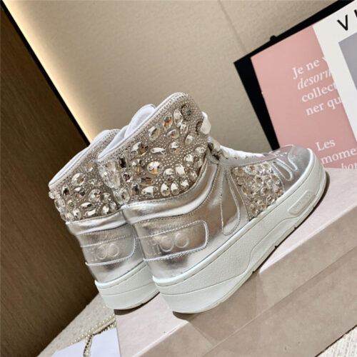 High Quality Luxury Jimmy Choo High Top Sneakers Womens product detail