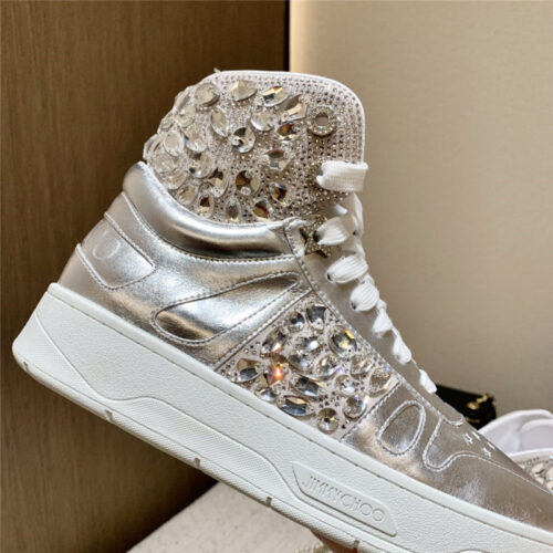 High Quality Luxury Jimmy Choo High Top Sneakers Womens product detail