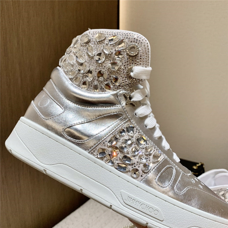 High Quality Luxury Jimmy Choo High Top Sneakers Womens product detail