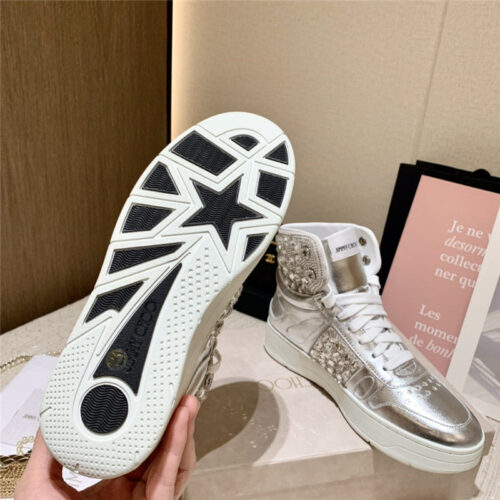High Quality Luxury Jimmy Choo High Top Sneakers Womens product detail
