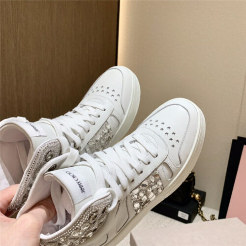 High Quality Luxury Jimmy Choo High Top Sneakers Womens – Style 91415 product detail