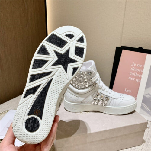 High Quality Luxury Jimmy Choo High Top Sneakers Womens – Style 91415 product detail