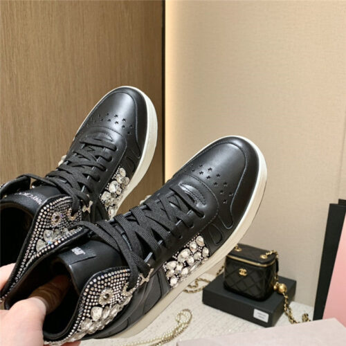 High Quality Luxury Jimmy Choo High Top Sneakers Womens – Style 76151 product detail