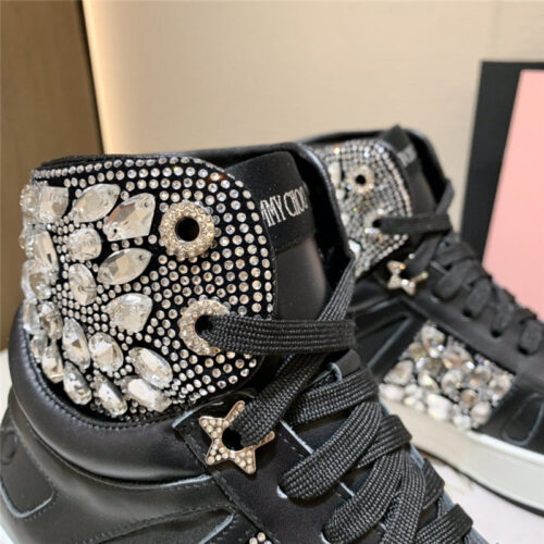 High Quality Luxury Jimmy Choo High Top Sneakers Womens – Style 76151 product detail