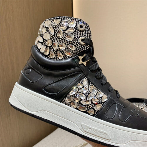 High Quality Luxury Jimmy Choo High Top Sneakers Womens – Style 76151 product detail