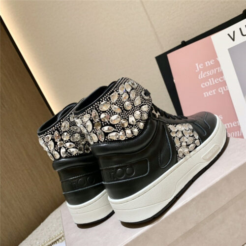 High Quality Luxury Jimmy Choo High Top Sneakers Womens – Style 76151 product detail