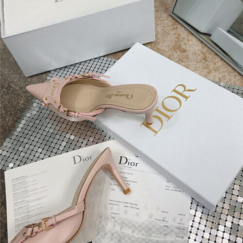 High Quality Luxury Dior Pointed Toe Mules Slippers product detail