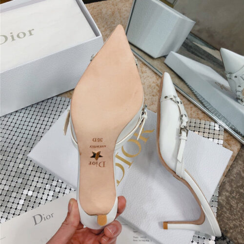 High Quality Luxury Dior Pointed Toe Mules Slippers – Style 50598 product detail