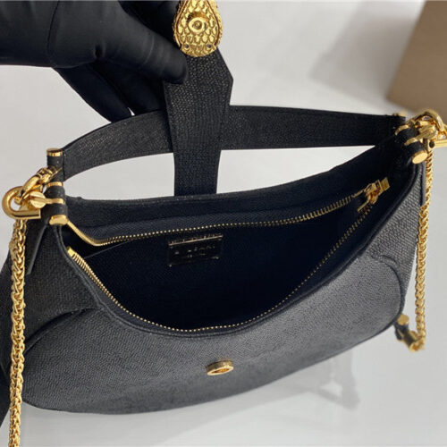 High Quality Luxury Bvlgari Serpenti Leather Hobo Bag – Style 42618 product detail