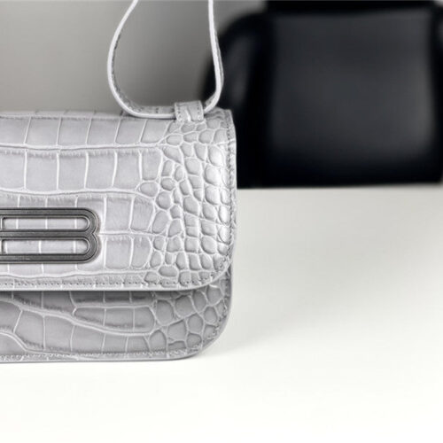 High Quality Luxury Balenciaga Gossip Small Bag Crocodile – Style 29799 product detail