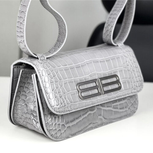High Quality Luxury Balenciaga Gossip Small Bag Crocodile – Style 29799 product detail