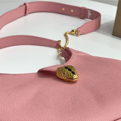 High Quality Luxury Bvlgari Serpenti Leather Hobo Bag – Style 42616 product detail