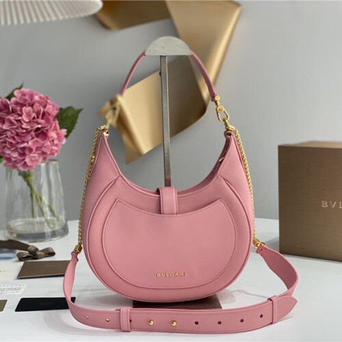 High Quality Luxury Bvlgari Serpenti Leather Hobo Bag – Style 42616 product detail