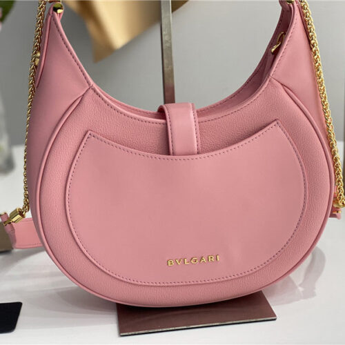 High Quality Luxury Bvlgari Serpenti Leather Hobo Bag – Style 42616 product detail