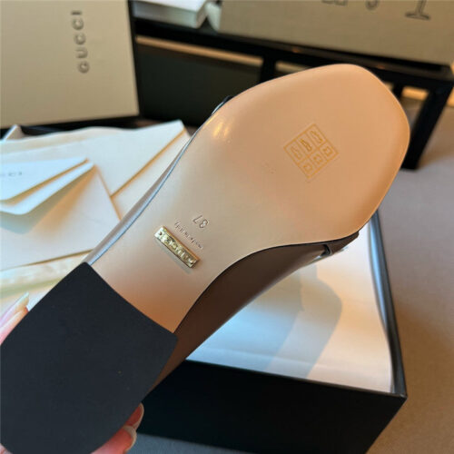High Quality Luxury Gucci Chunky Heel Tassel Shoes product detail