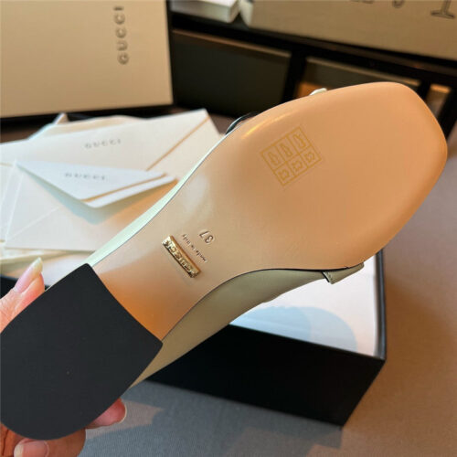 High Quality Luxury Gucci Chunky Heel Tassel Shoes – Style 42003 product detail