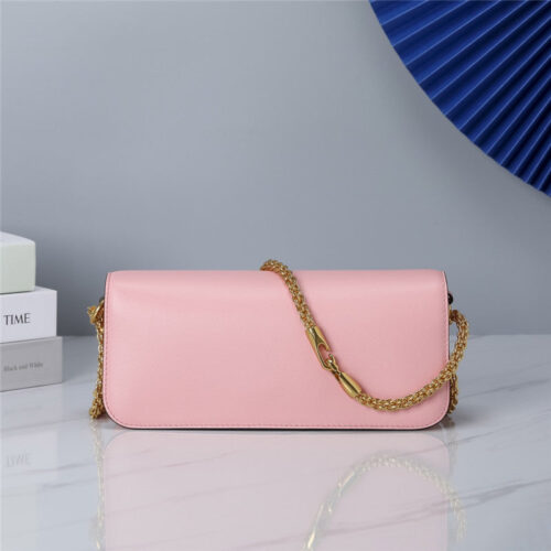 High Quality Luxury Valentino Vlogo Signature Calfskin Shoulder Bag alternate view