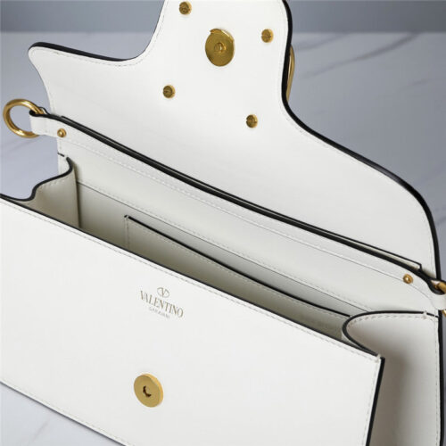 High Quality Luxury Valentino Vlogo Signature Calfskin Shoulder Bag – Style 03888 product detail