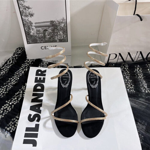 High Quality Luxury Rene Caovilla Cleo Heels – Style 57318 alternate view