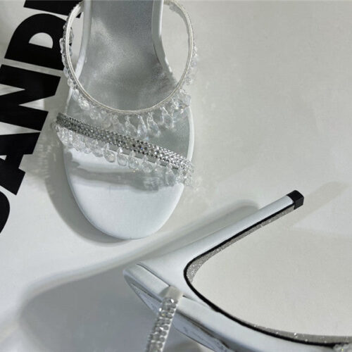 High Quality Luxury Rene Caovilla Cleo Chandelier Satin Sandals – Style 74278 product detail