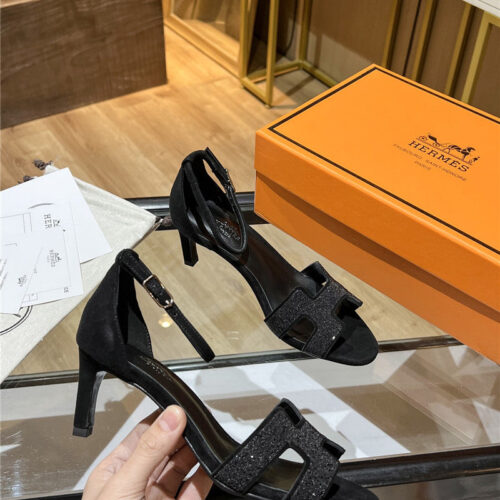 High Quality Luxury Hermes High Heel Sandals – Style 62499 product detail