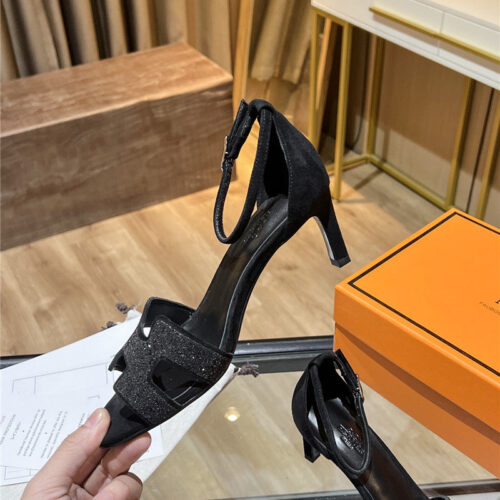 High Quality Luxury Hermes High Heel Sandals – Style 62499 product detail