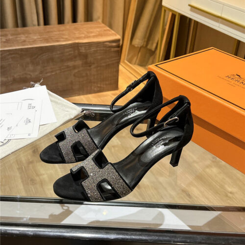 High Quality Luxury Hermes High Heel Sandals – Ref Rh-10739 alternate view