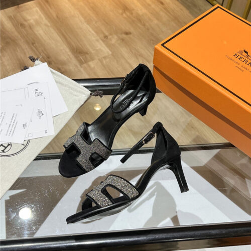 High Quality Luxury Hermes High Heel Sandals – Ref Rh-10739 product detail