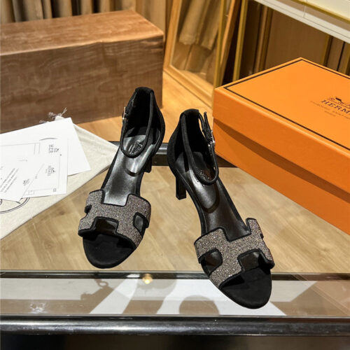 High Quality Luxury Hermes High Heel Sandals – Ref Rh-10739 product detail