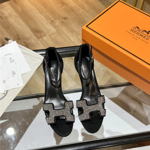 High Quality Luxury Hermes High Heel Sandals – Ref Rh-10739 product detail