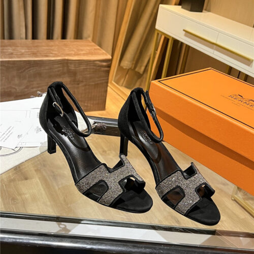 High Quality Luxury Hermes High Heel Sandals - Ref RH-10739
