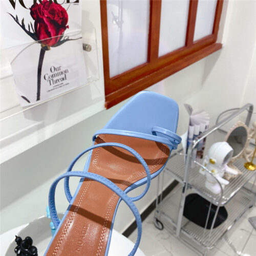 High Quality Luxury Amina Muaddi Wedge Slippers – Style 07043 product detail