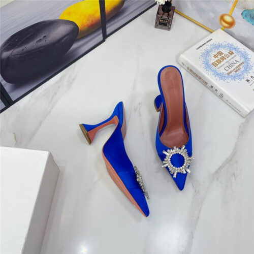 High Quality Luxury Amina Muaddi Sandal Heels – Style 25699 product detail