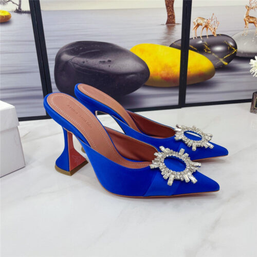 High Quality Luxury Amina Muaddi Sandal Heels – Style 25699