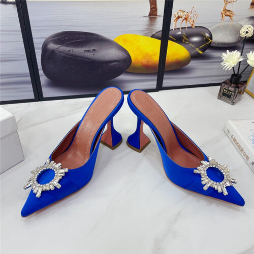 High Quality Luxury Amina Muaddi Sandal Heels – Style 25699 product detail