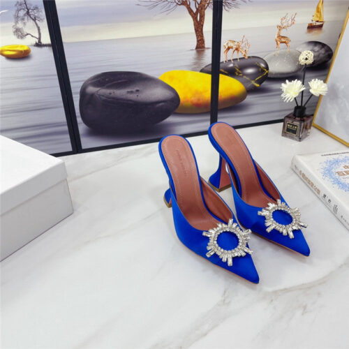High Quality Luxury Amina Muaddi Sandal Heels – Style 25699 product detail