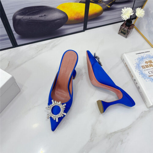 High Quality Luxury Amina Muaddi Sandal Heels – Style 25699 product detail