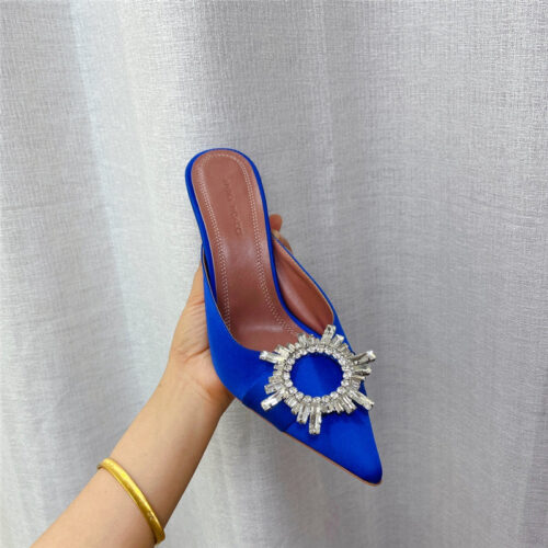 High Quality Luxury Amina Muaddi Sandal Heels – Style 25699 product detail