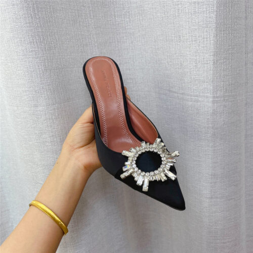 High Quality Luxury Amina Muaddi Sandal Heels product detail