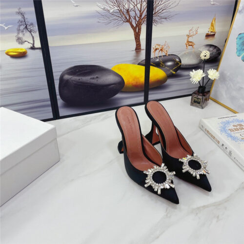 High Quality Luxury Amina Muaddi Sandal Heels product detail