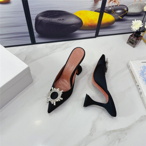High Quality Luxury Amina Muaddi Sandal Heels product detail
