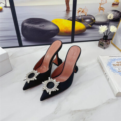 High Quality Luxury Amina Muaddi Sandal Heels alternate view