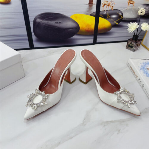 High Quality Luxury Amina Muaddi Sandal Heels – Style 98019 product detail