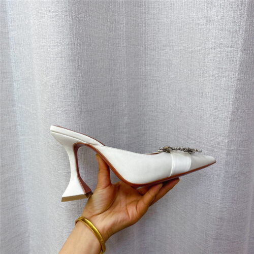 High Quality Luxury Amina Muaddi Sandal Heels – Style 98019 product detail